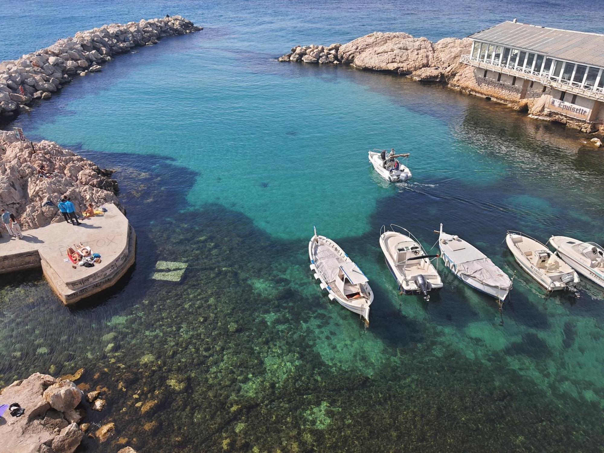 "La Baigneuse" Vallon Des Auffes Марсилия Екстериор снимка