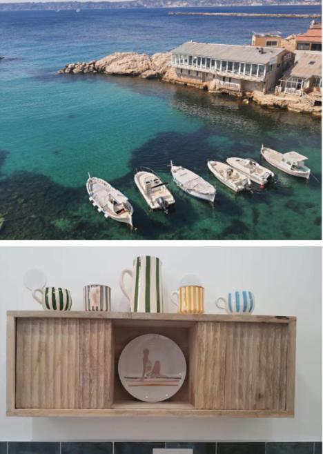 "La Baigneuse" Vallon Des Auffes Марсилия Екстериор снимка
